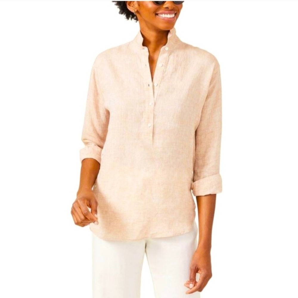 J. Mclaughlin Fallon Linen Tunic Top - S View 2